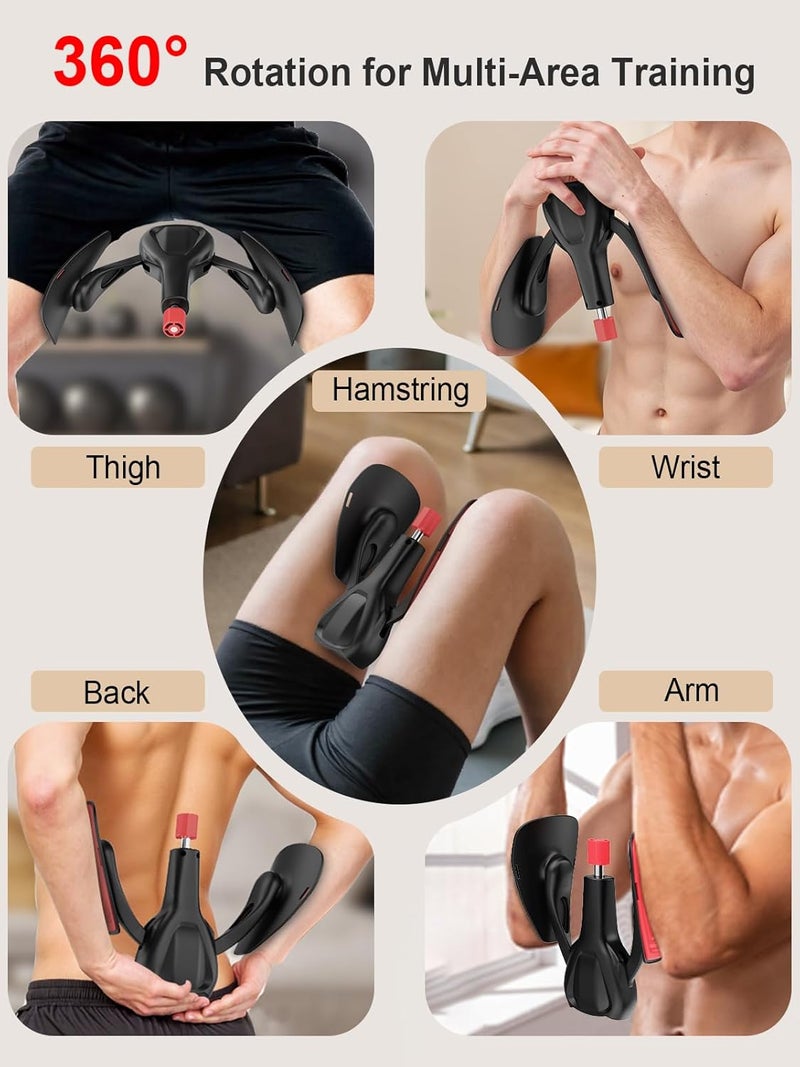 TINRIEF Pelvic Floor Exercise Devices 77 lb Adjustable Kegel Inner Thigh Exerciser and Hip Trainer Workout Equipment for Home Postpartum Recovery Women Men, with Band - Image 4